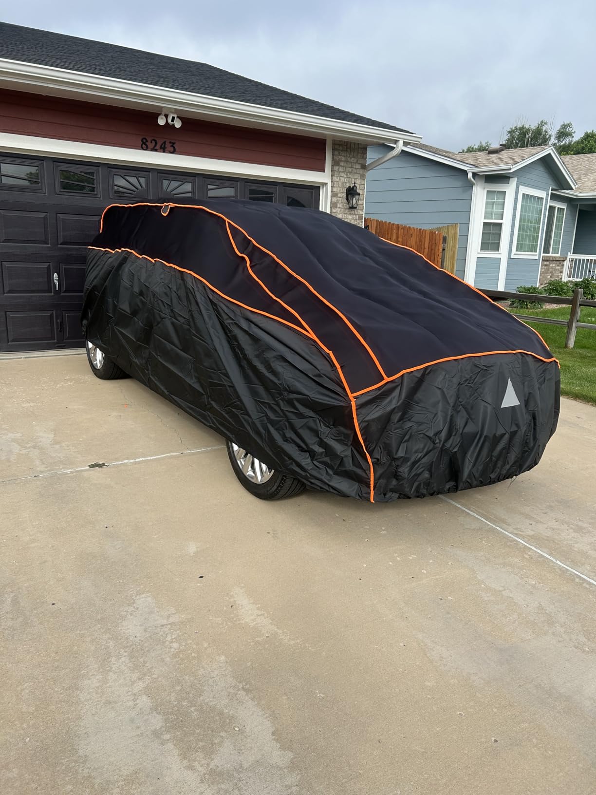 Kayme Hail Protector Car Cover - Anti Hail Multi-Layered EVA for Sedan/Coupe (194-208 inch) customer photo 1