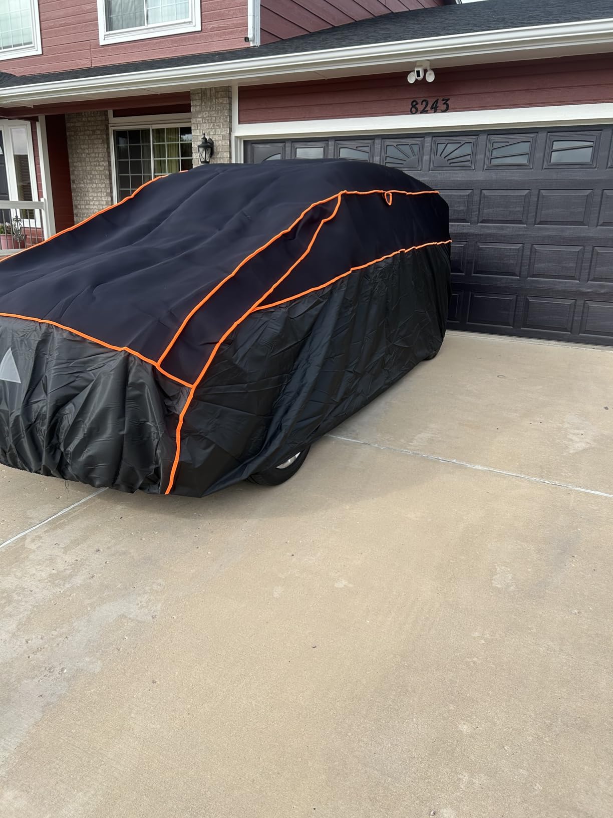 Kayme Hail Protector Car Cover - Anti Hail Multi-Layered EVA for Sedan/Coupe (194-208 inch) customer photo 2