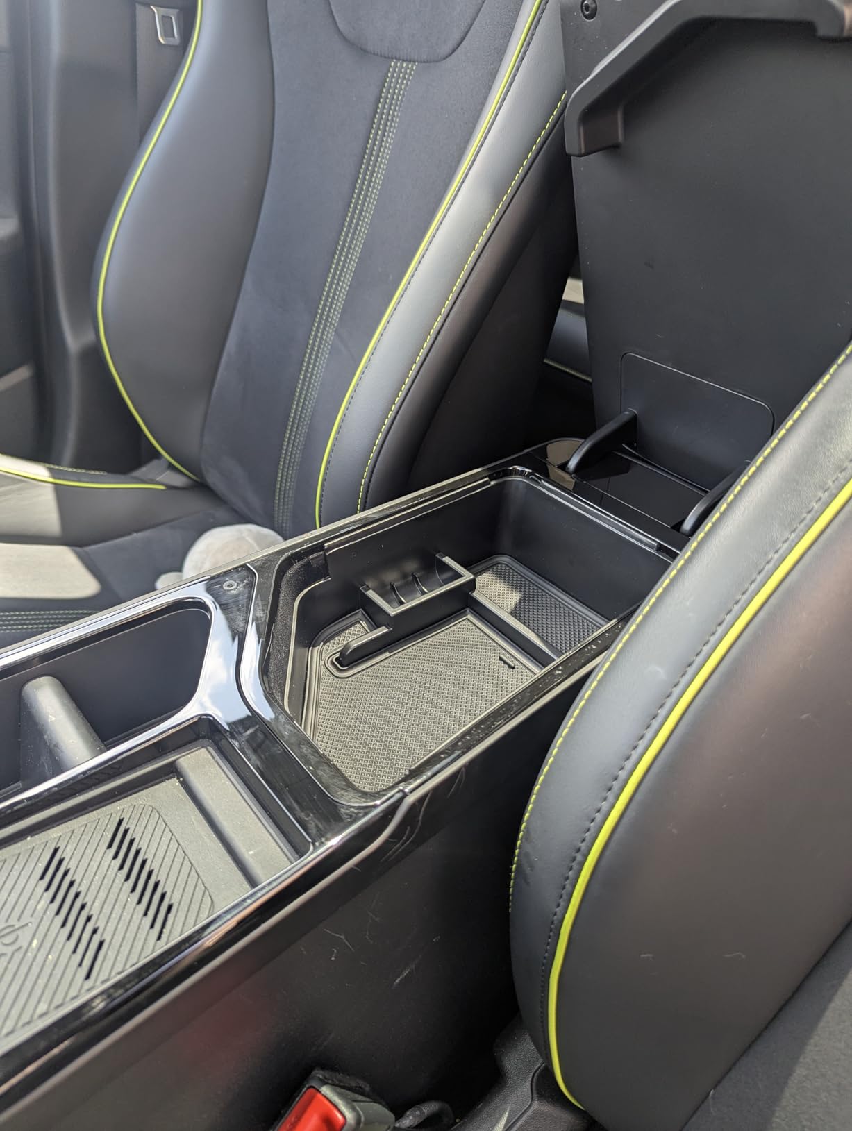 RUNROAD Center Console Organizer Tray & Lower Organizer Compatible with Kia EV6 2022-2025 Accessories customer photo 2