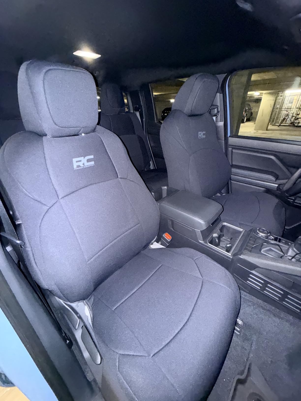 Rough Country Neoprene Seat Covers for Toyota Tacoma (2024-2025) Double Cab - Waterproof & UV Resistant, Foam Padded, Front & Rear Seat Cover Set customer photo 2