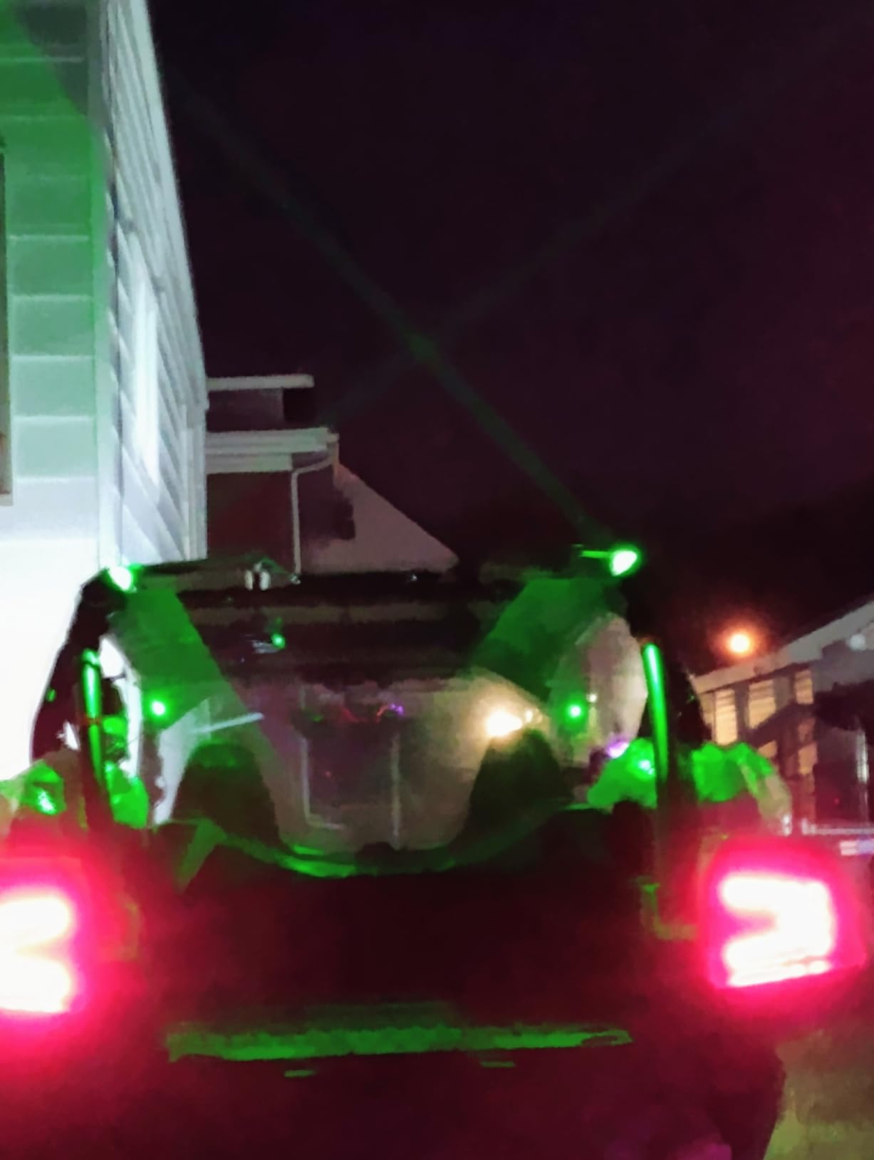 KEMIMOTO Whipless LED Whip Lights w/Mounts Fit 1.5''-2'' Roll Cage Compatible with Polaris RZR Can-Am Maverick X3 CFmoto Kawasaki, Multi-Color Scratch-resistant Alien Lights for SXS customer photo 1