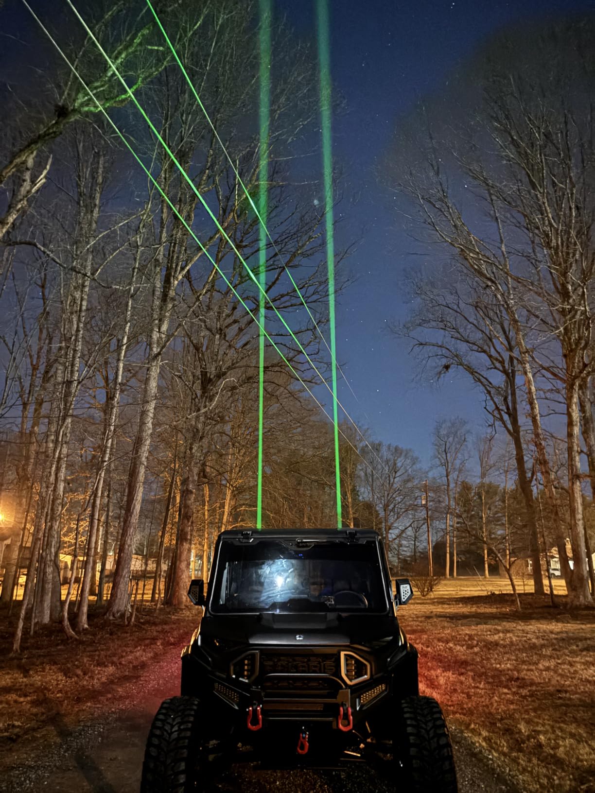 KEMIMOTO Whipless LED Whip Lights w/Mounts Fit 1.5''-2'' Roll Cage Compatible with Polaris RZR Can-Am Maverick X3 CFmoto Kawasaki, Multi-Color Scratch-resistant Alien Lights for SXS customer photo 2