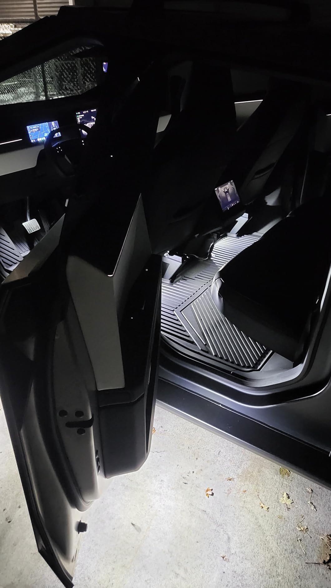 LASFIT Premium Extra Thick Floor Mats for Tesla Cybertruck 2023-2026 All Weather TPE Custom Fit Pickup Interior Accessories Front Rear Car Liner 1st & 2nd Rows Set customer photo 1