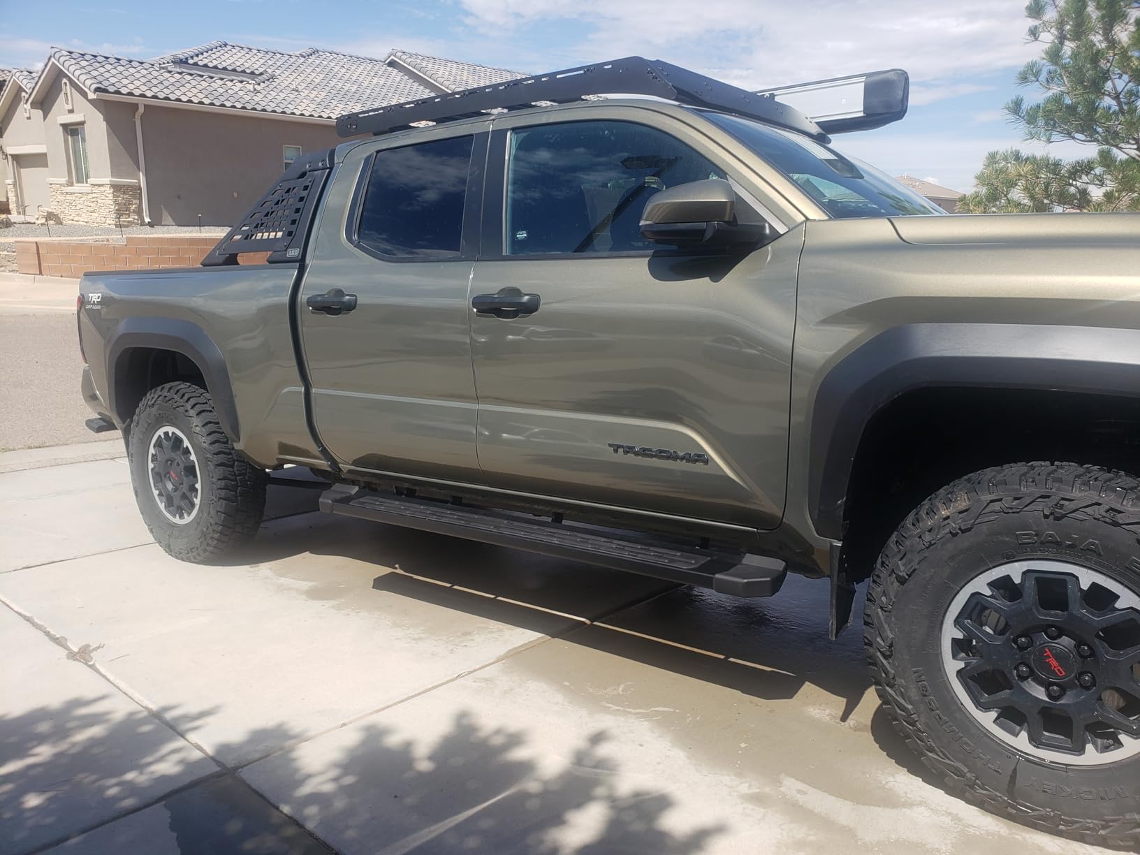 Trumgeta Running Boards Side Steps Fit for 2024 2025 2026 Toyota Tacoma Double Cab with 4 Full-Size Doors, 500 lbs Load Capacity, Easy Bolt-On No-Drill Install customer photo 1