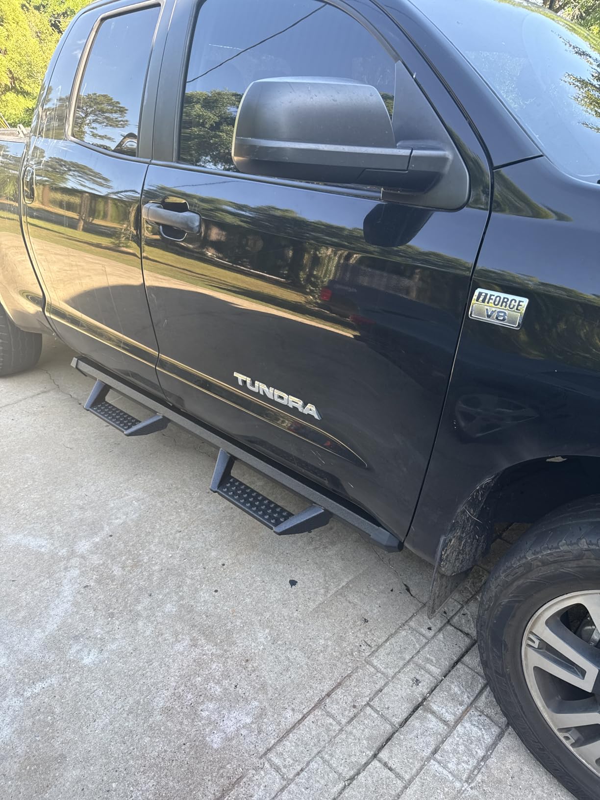 SMANOW Running Boards Side Steps Compatible with 2007-2014 Toyota FJ Cruiser SUV Dual-Stage Textured Black customer photo 2