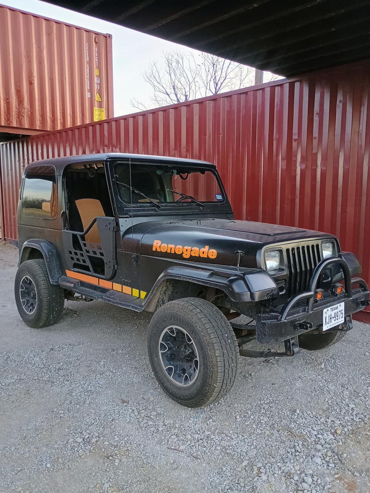 Hooke Road CJ7 YJ Tube Half Doors for 1976-1995 Jeep CJ-7 & Wrangler YJ, Heavy-duty Steel Offroad Tubular Trail Door Guards - 2PCS customer photo 1