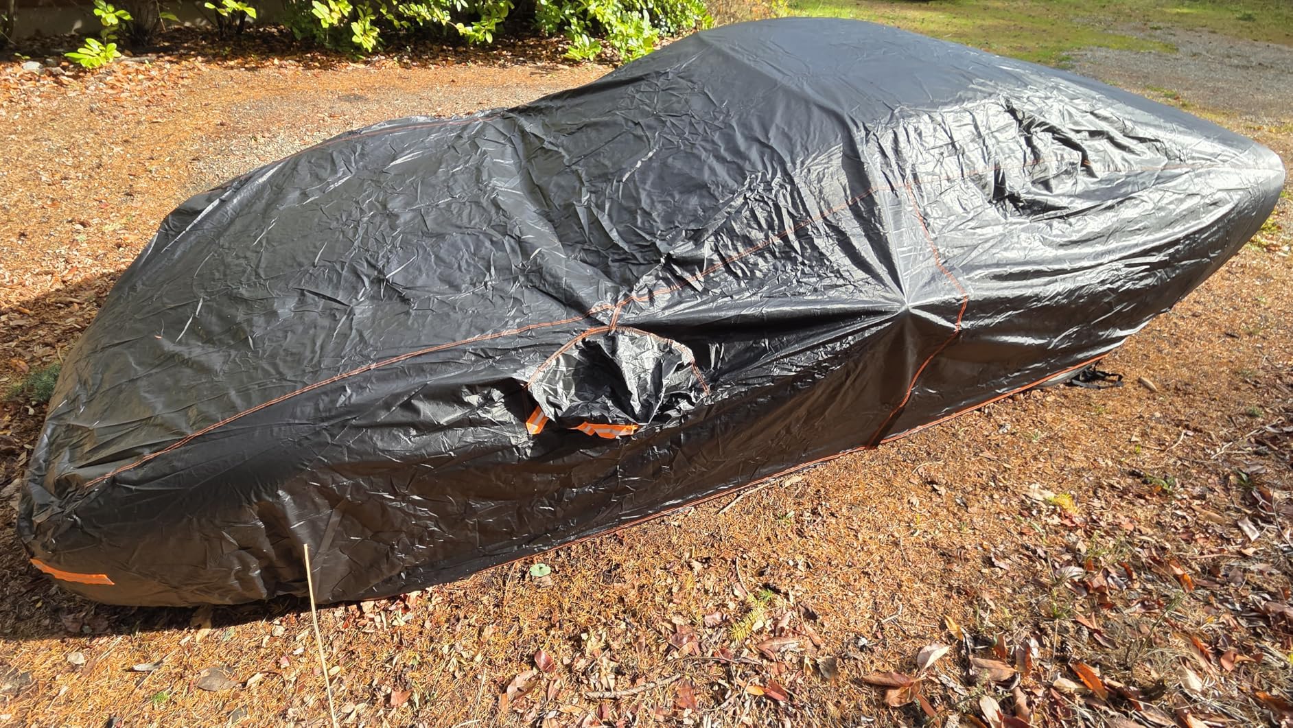 6 Layer Heavy Duty Car Cover Waterproof All Weather Protection with Cotton Liner, Full Exterior Outdoor Cover for Sun Rain Snow UV Protection, Fits Sedan 186-193 inchs customer photo 2