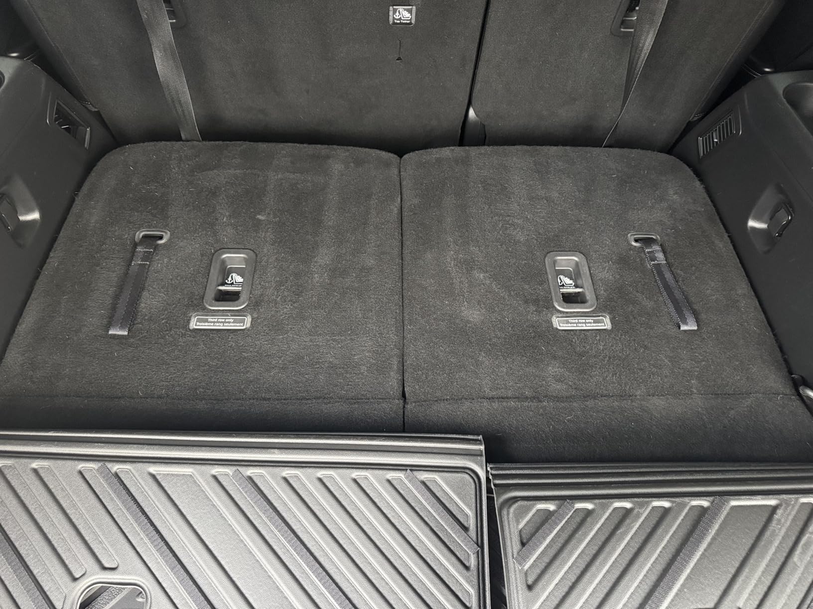 LASFIT Floor Mats for Rivian R1S 2022 2023 2024, All Weather Floor Liner TPE Custom Fit Car Mats for Rivian R1S 1st & 2nd & 3rd Row Rubber Mats customer photo 1