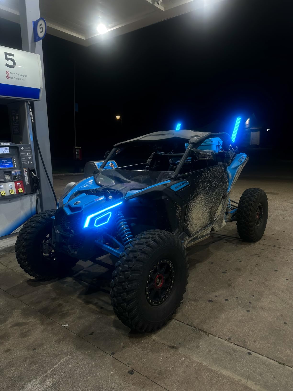 KEMIMOTO 2pc 2ft Fat Whip Lights for Side by Side, Turning Signal Function Compatible with Polaris RZR Can-Am Maverick X3, LED Whip Lights for UTV ATV Buggy Boat Offroad customer photo 2