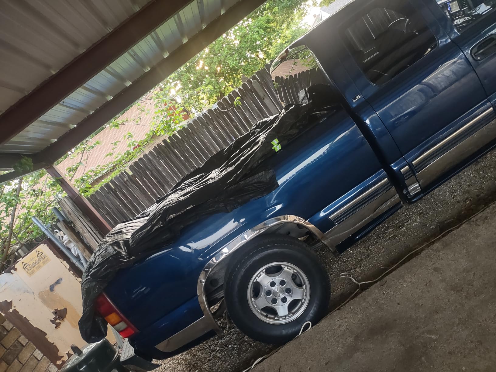 Truck Cover Waterproof All Weather, 6 Layers Pickup Cover Fit for Ford F150, Chevrolet Silverado 1500, Gmc Sierra, Ram 1500, Tundra (T4 Fit Truck Length Up to 250 inch), Silver customer photo 2