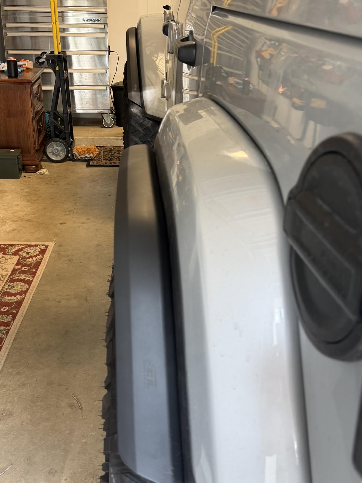 Front & Rear Fender Flares Extensions Set Fits 2018-2026 for Jeep Wrangler JL JLU (Fit for Sahara Low Fenders, Not fit 4xe) customer photo 1