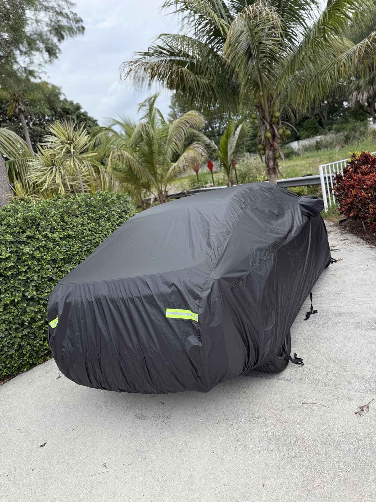 Truck Cover Waterproof All Weather, Migaven Truck Cover Custom Fit for Ford F150 Raptor Chevrolet Silverado 1500, Windproof Covers with Door Zipper (Not Include Mirror Pocket) customer photo 1