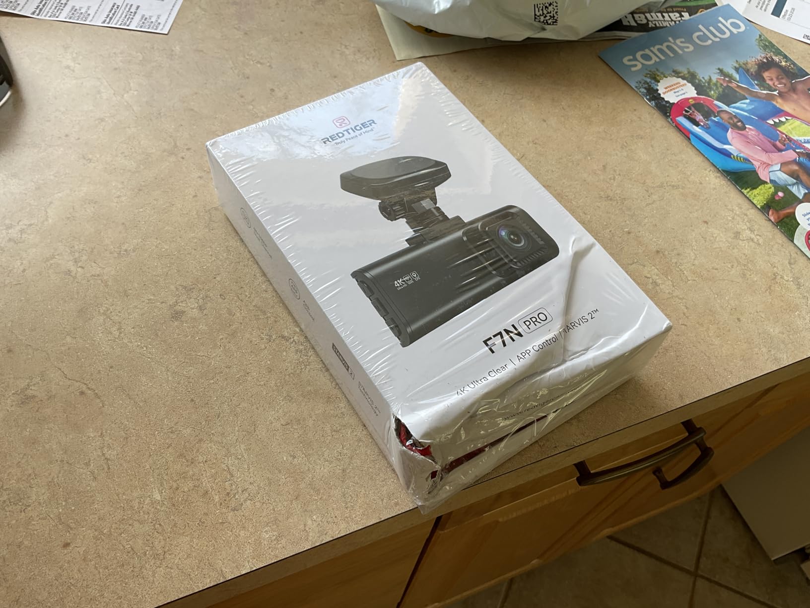 REDTIGER 4K Dash Cam Front and Rear, STARVIS 2 Sensor, 64GB Card Included, 4K/2.5K+1080P Dual Dash Camera for Cars Built-in WiFi GPS, 3.18 Inch IPS Screen, 170° Wide Angle, Parking Monitor (F7N Pro) customer photo 2