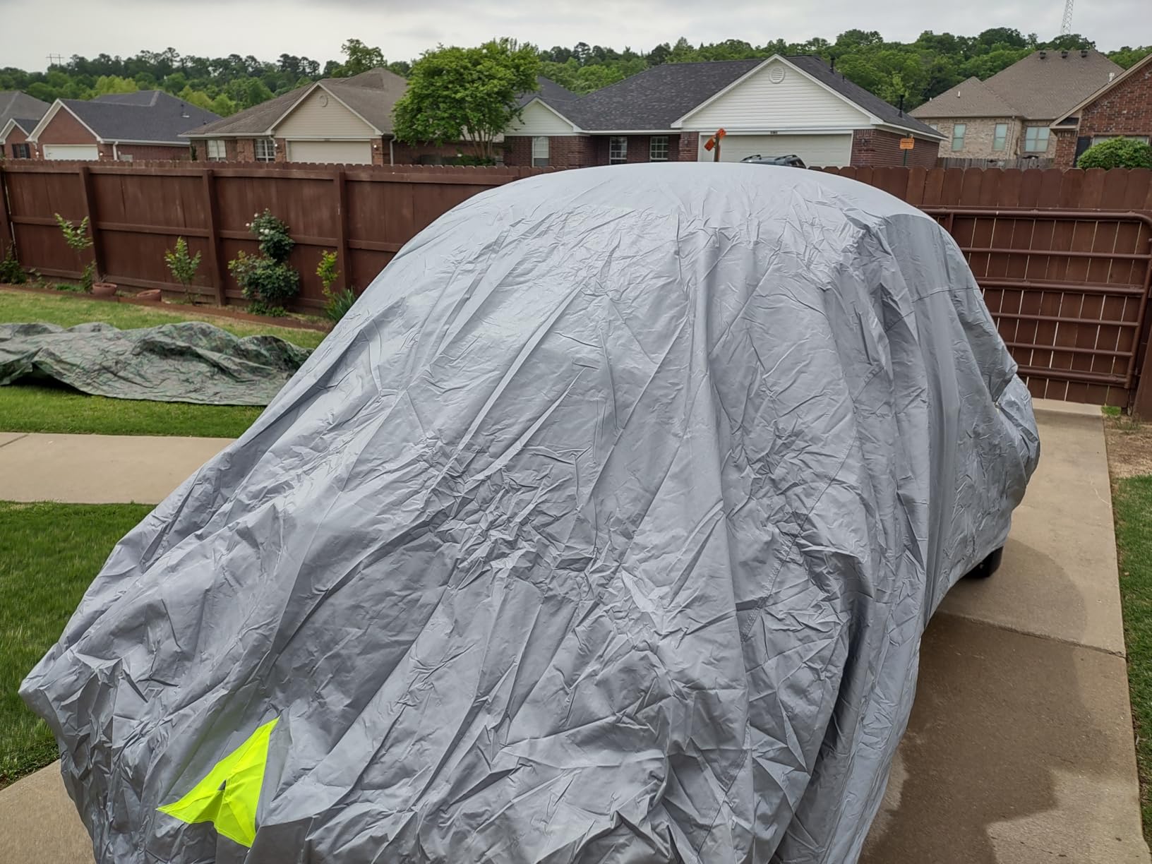 Seal Skin Covers Waterproof Car Cover for Sedan, All Weather UV Protection, Windproof Straps, Dustproof, Soft Cotton Lining customer photo 2