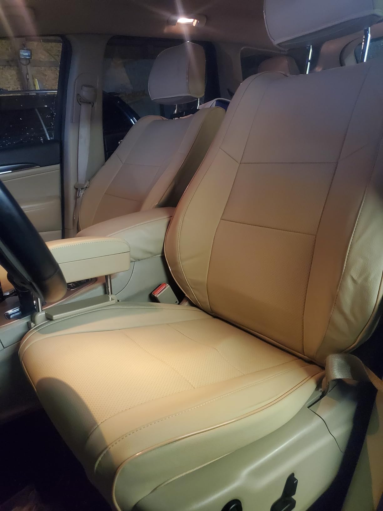 AOMSAZTO Car Seat Cover for Tesla Model Y 2020 2021 2022 2023 2024 2025 2026 5 Seats (Not for Performance) - Full Set Customized Black Seat Covers (with Armrest Cover) customer photo 1