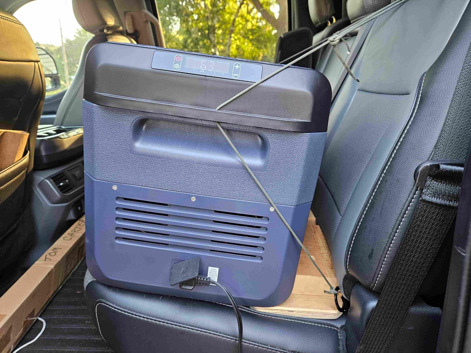 BODEGACOOLER 12 Volt Car Refrigerator, 79QT(75L) IPX4 Waterproof Electric Cooler, RV Car Fridge Dual Zone APP Control with 12/24V DC 110-240V AC, -4℉~68℉, Portable Freezer for Truck RV Camping, Travel customer photo 1