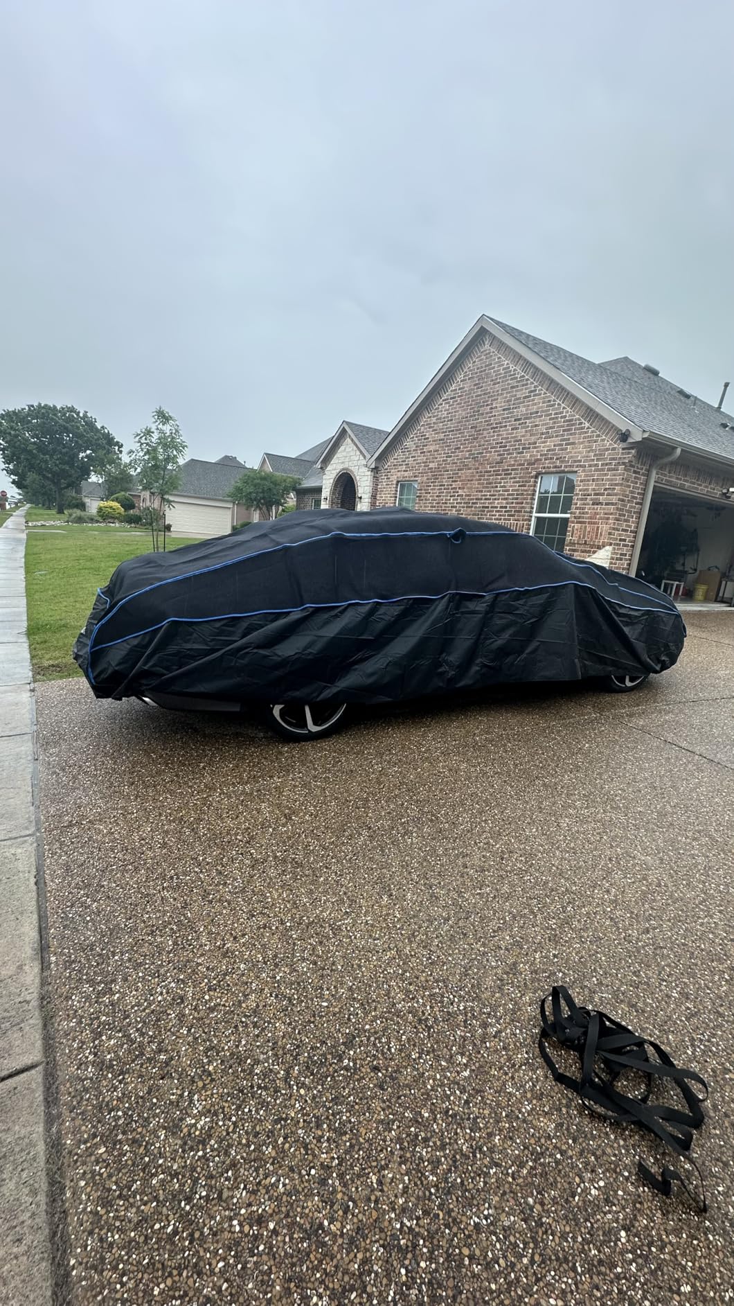 Hail Protector Car Cover - Thick Multi-Layered EVA for Sedan/Coupe (Length 194-208 inch) customer photo 1