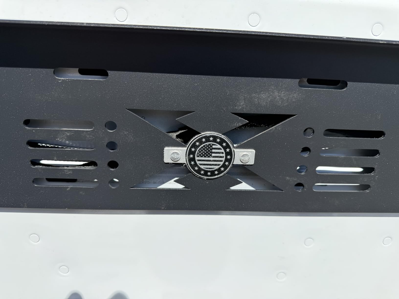 X-Style Tailgate Table for Jeep Wrangler JK JL 2007-2026, US Flag Drop Down Rear Cargo Shelf, Rattle-Free Foldable Molle Panel, Overlanding Camping Gear customer photo 2