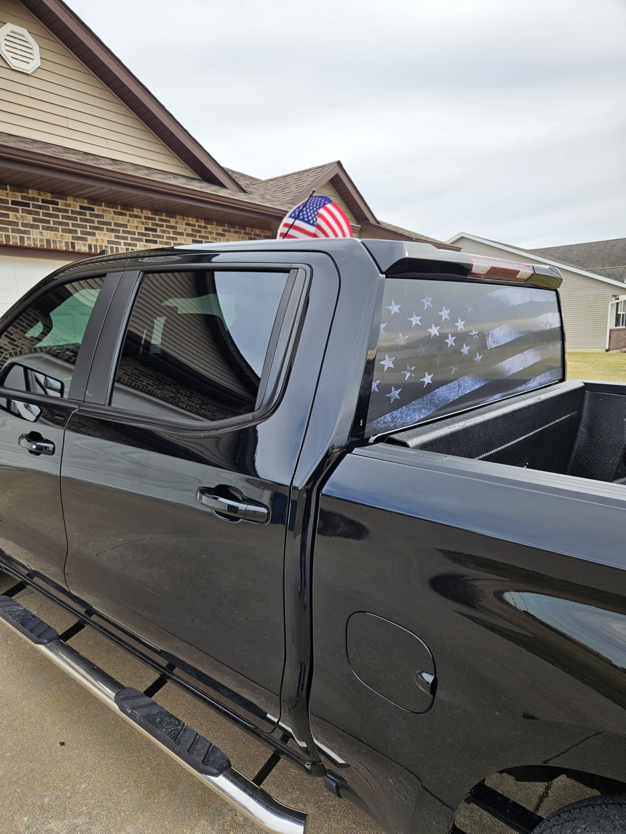 Tyger Auto Tyger Access Running Boards Compatible with 2019-2026 Chevy Silverado GMC Sierra 1500; 2020-2026 2500 3500HD | Crew Cab | TG-AS2C24001 | Textured Black Drop Step Rail customer photo 2
