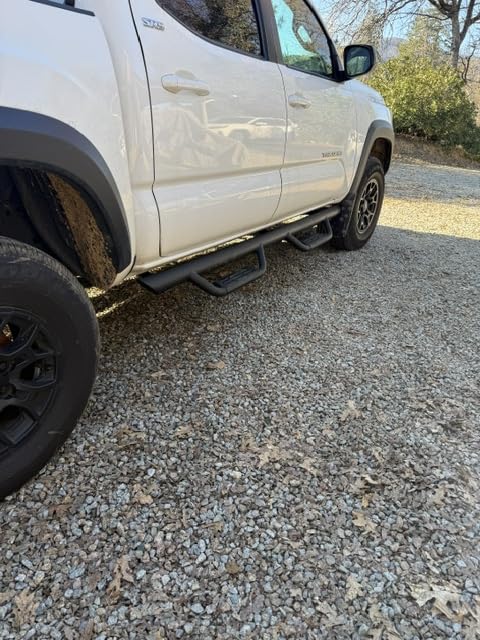 Tyger Auto Tyger Access Running Boards Compatible with 2005-2023 Toyota Tacoma | Double Cab | TG-AS2T24004 | Textured Black Drop Step Rail customer photo 1