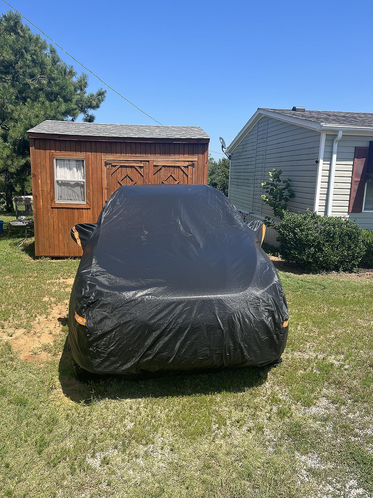 Kayme Hail Protector Car Cover - Anti Hail Multilayer Thickened Full Cover for Mustang/Camry/Accord customer photo 1