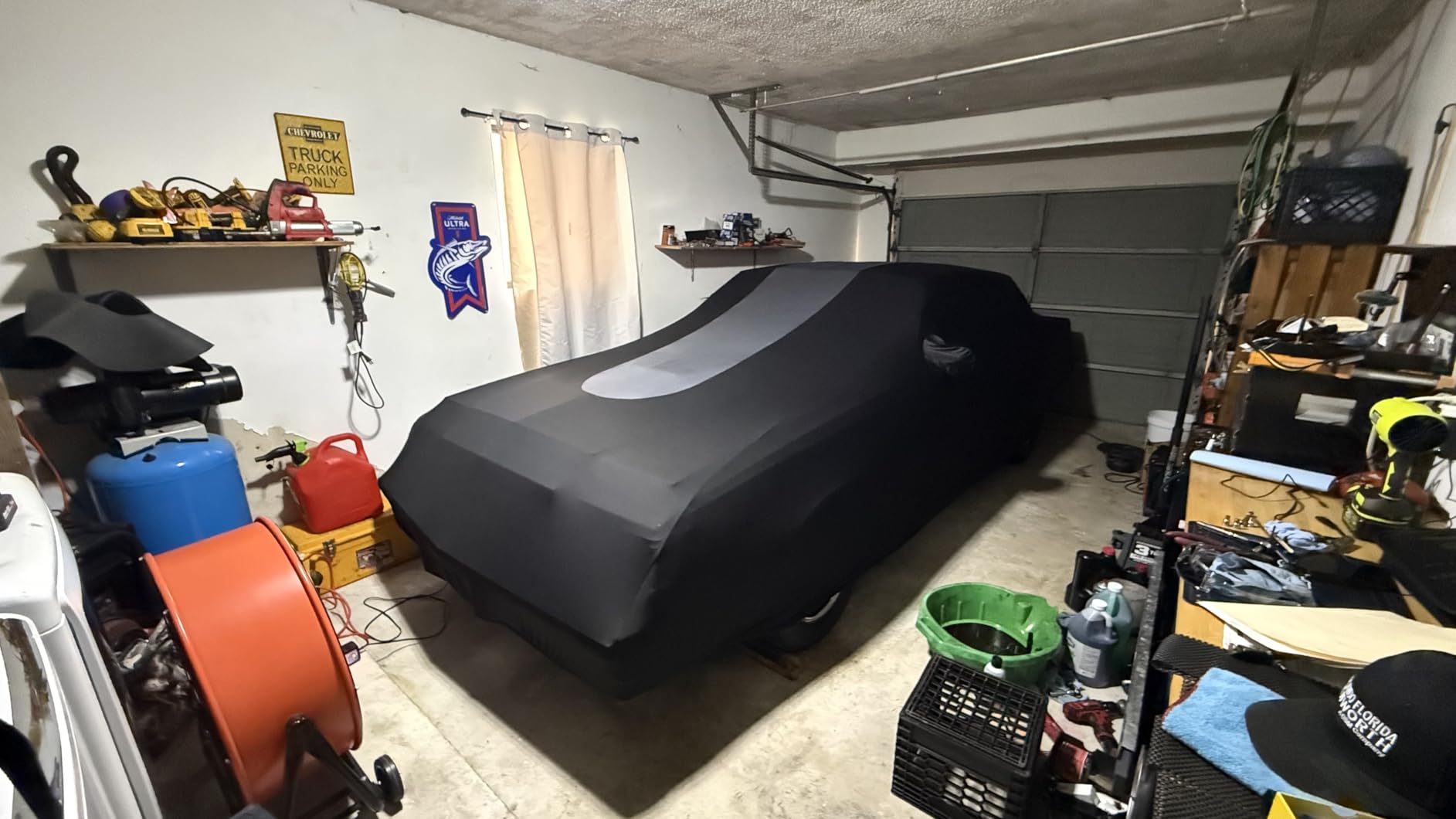 WinPower Indoor Car Cover - Fit 193-206 Inch Sedan Soft Stretch Elastic Dustproof Scratchproof Protection for Underground Garage customer photo 1