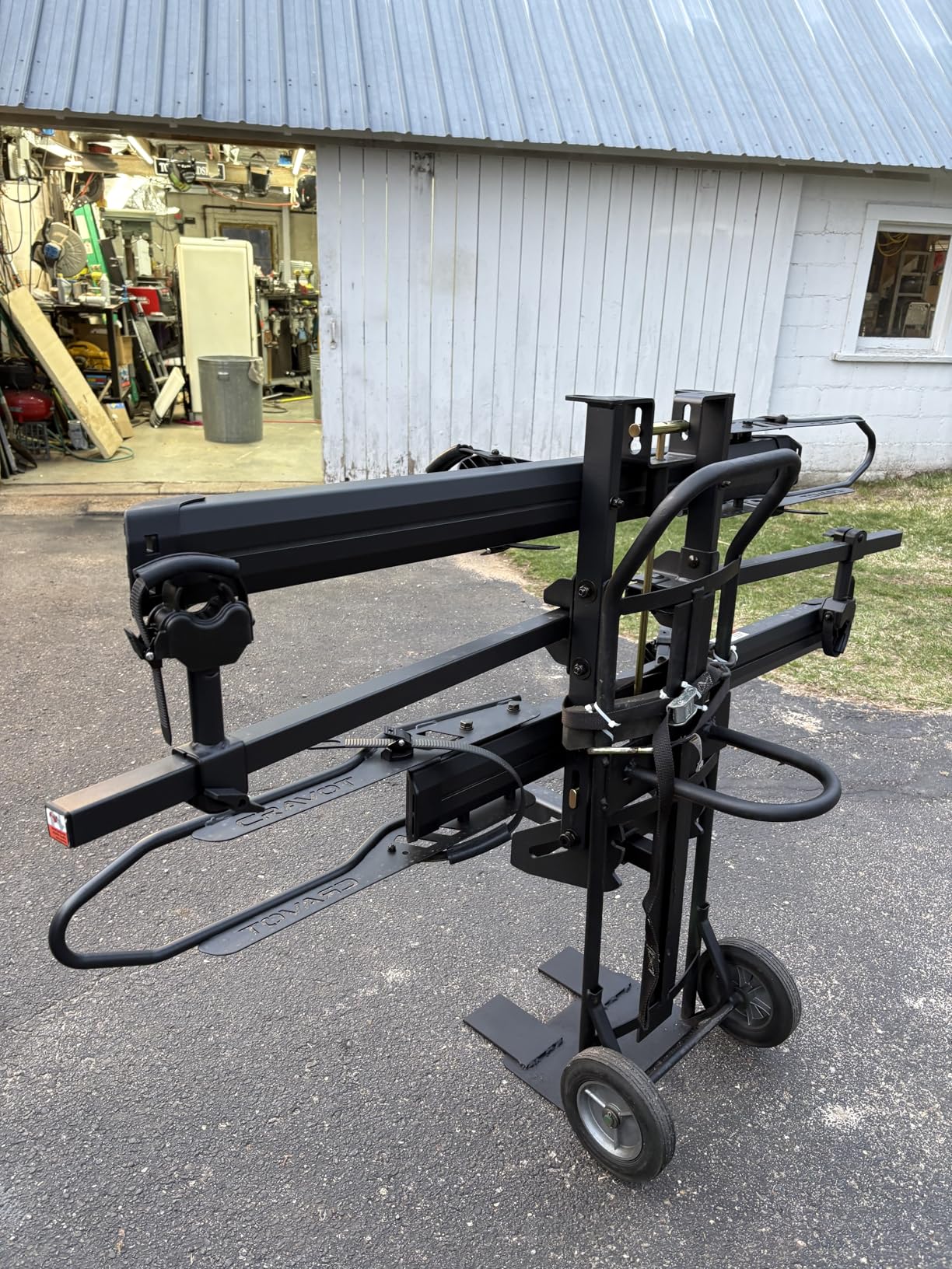 CRAVOT CyberRack S2 Ebike Rack, 300 lbs Capacity Foldable Bike Racks for Tow Hitch Heavy Electric Bike Carrier for 2 E-Bike, Up to 5-inch Fat Tire customer photo 1