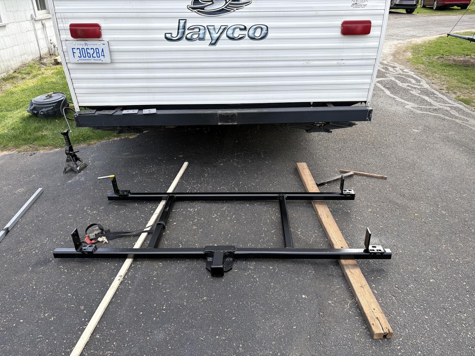 CRAVOT CyberRack S2 Ebike Rack, 300 lbs Capacity Foldable Bike Racks for Tow Hitch Heavy Electric Bike Carrier for 2 E-Bike, Up to 5-inch Fat Tire customer photo 2
