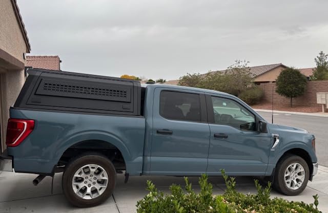 Rough Country Truck Bed Cap Topper for Ford F-150 (2021-2026) 5'7 Bed - Modular Design, Locking Gullwing Access Doors, Molle Panels, LED Interior Lighting customer photo 3