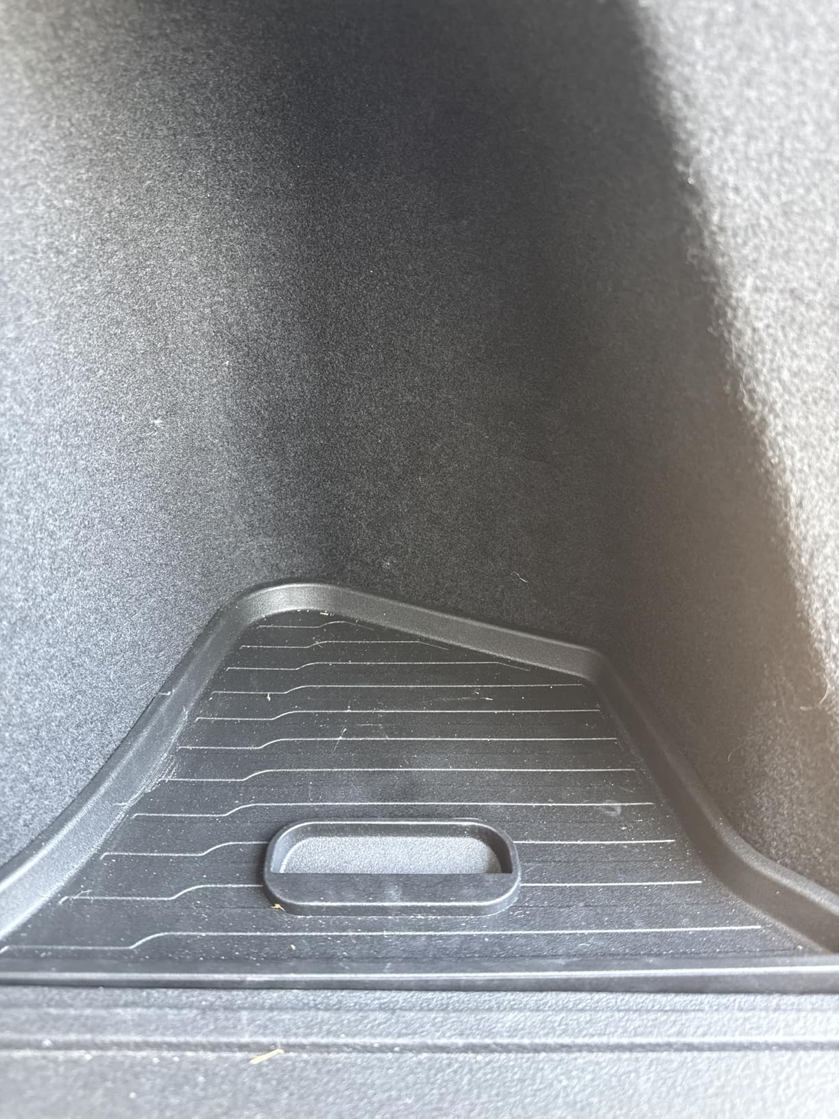 PUOENI New 2025 2026 Model Y Juniper Rear Trunk Storage Bins with Lids 2PCS Refresh Model Y Rear Trunk Storage Box TPE Waterproof Trunk Organizer for Model Y Juniper Interior Accessories customer photo 1