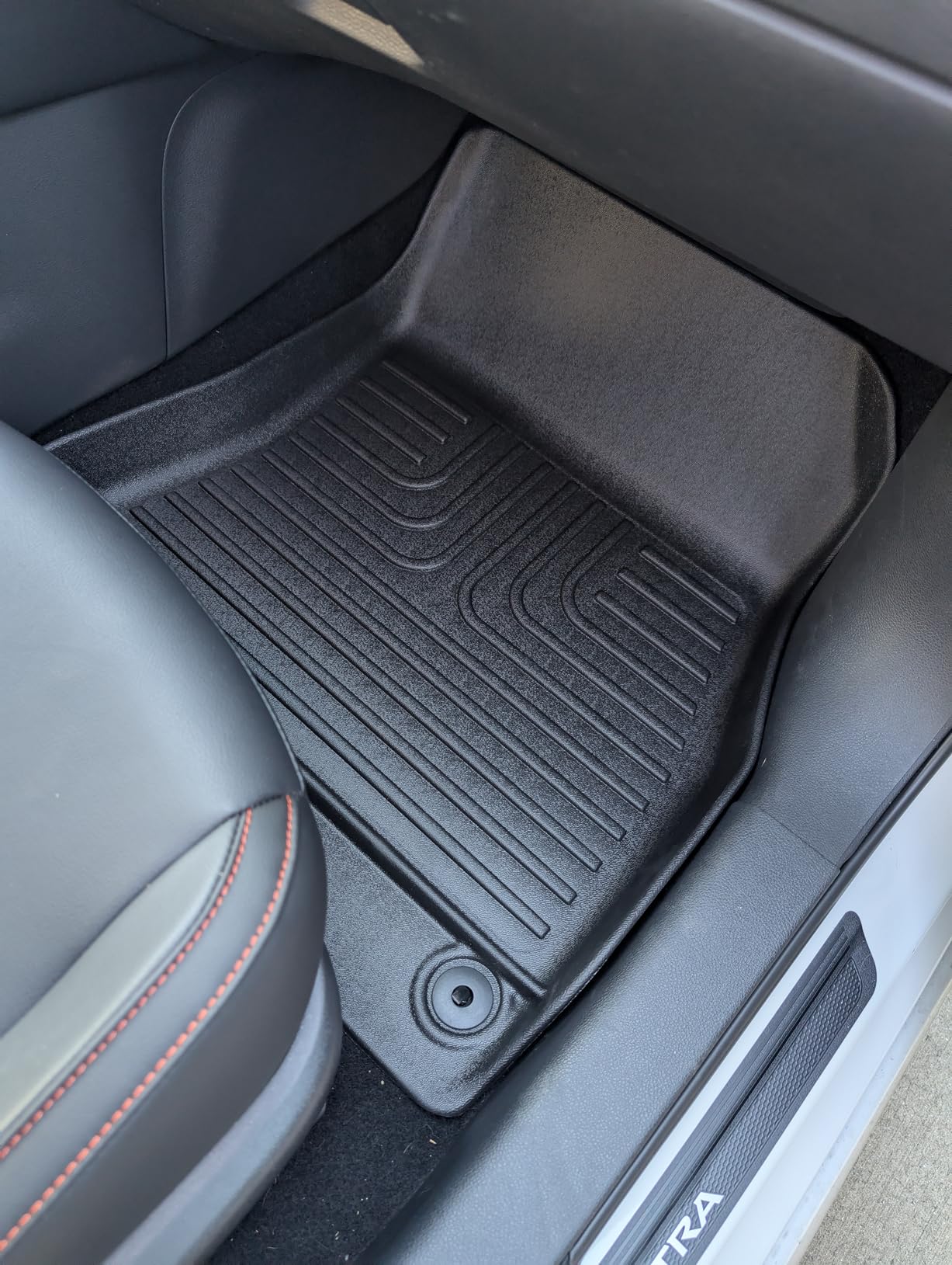 All Weather Car Floor Mats & Cargo Liner Set Fit for Hyundai Ioniq 5 Fixed Console 2022-2024 (Non-Sliding Center Console) Floor Liners Trunk Liner Ioniq 5 Cargo Mat Accessories Black customer photo 1