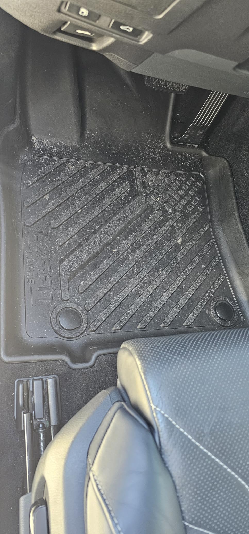 LASFIT Floor Mats & Trunk Mat & Backrest Mat for Rivian R1S 2025, TPE All Weather Floor Mats Custom Fit Floor Liner & Cargo Mat for R1S 2025 1st & 2nd & 3rd Row Full Set Car Mats and Cargo Liner customer photo 2