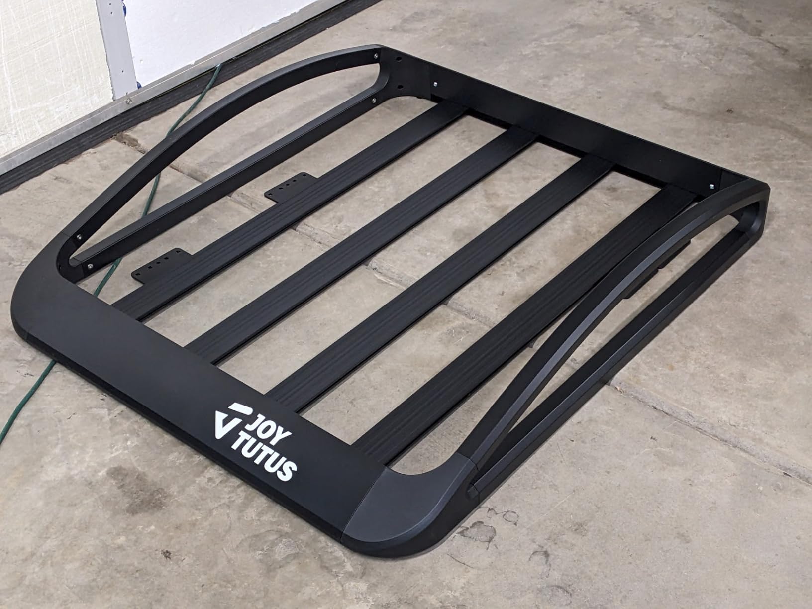 JOYTUTUS Rust-Resistant Aluminum Roof Cargo Basket, 47