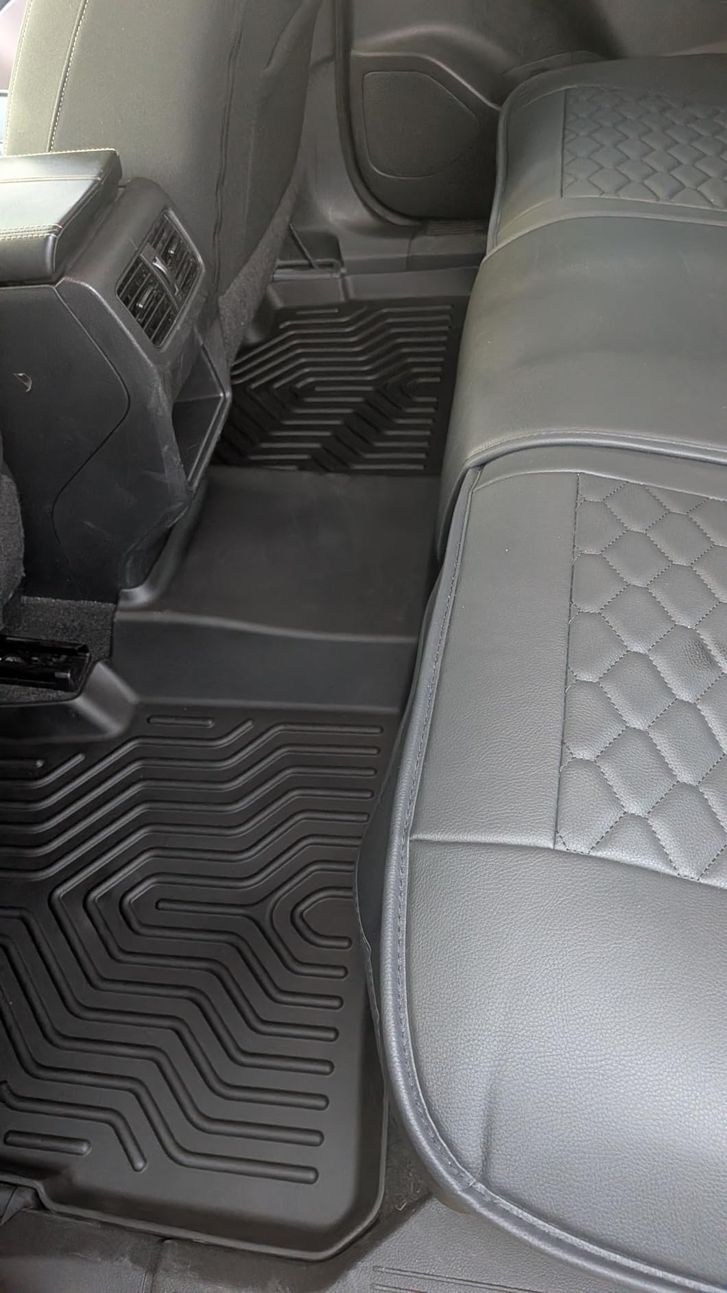 G-PLUS Floor Mats & Cargo Liner Fit Tesla Model S 2021 2022 2023 2024 All Weather Protection TPE Floor Liners 1st & 2nd & 3rd Front Rear Full Set Car Mats Black 7PCS customer photo 1