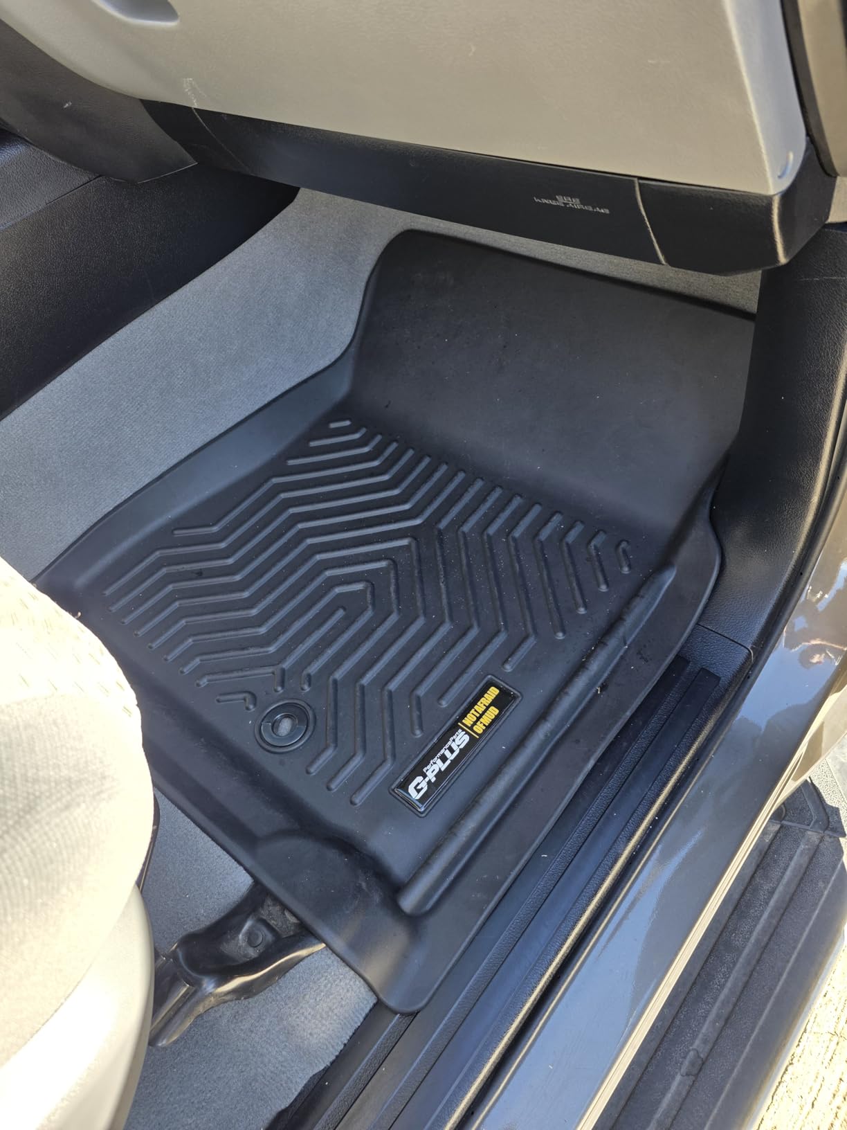 DOTCOM TPE Floor Mats Fit Tesla Model S 2015-2020 (Only for Model S Badging), All Weather Custom Fit Full Cover Protection 1st & 2nd Row Truck Mats Cargo Liner Accessories,alfombras para carro 3PCS customer photo 1