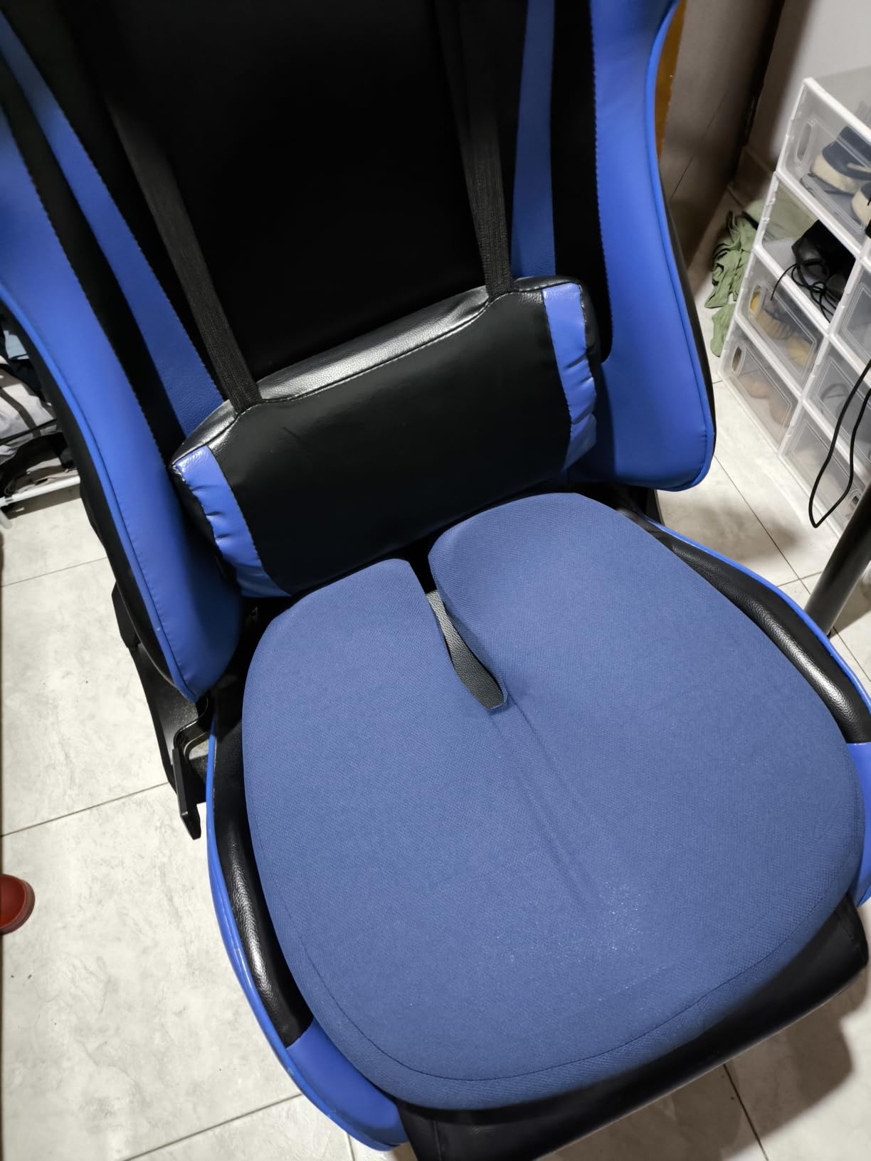 HUANUO Ergonomic Seat Cushion for Office Chair, Extra Large Car Seat Cushion, Tailbone and Back Support, Cooling Gel Enhanced, 4-Zone Pressure Relief Chair Cushions for Office, Car, Wheelchair customer photo 1