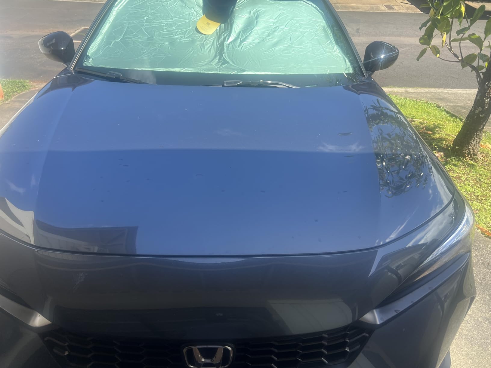EcoNour Windshield Sunshade Compatible for Kia EV6 2022-2023 2024 2025, Sun Visor for Front Windshield customer photo 1