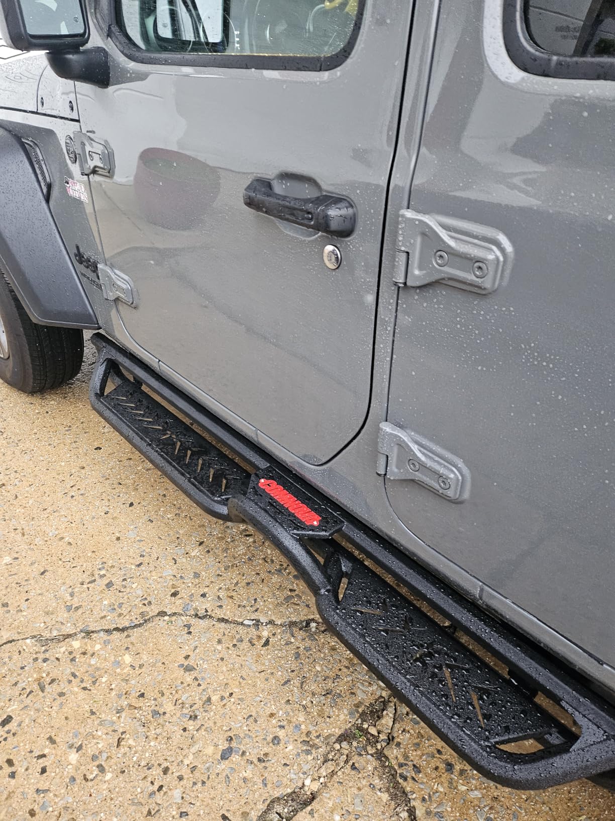 COMNOVA Two-Stairs Running Boards Compatible with 2021-2026 Ford Bronco 4 Door SUV Heavy-Duty Nerf Bars customer photo 2