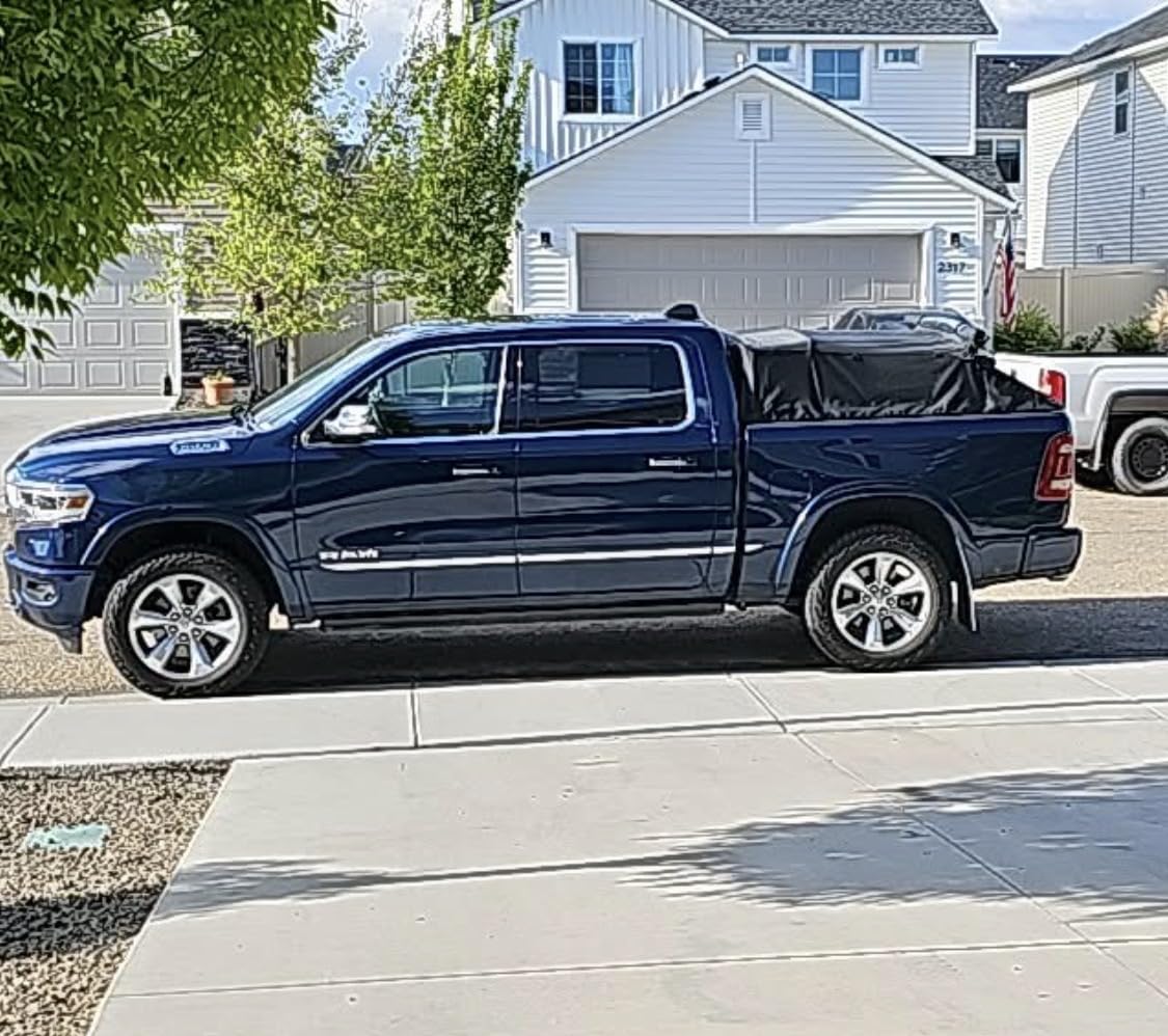 JOYTUTUS Upgraded Truck Bed Soft Topper Compatible with 2019-2026 Ram 1500 with 5.5ft Bed (w/o RamBox), Foldable Camper Shell Truck Top customer photo 1