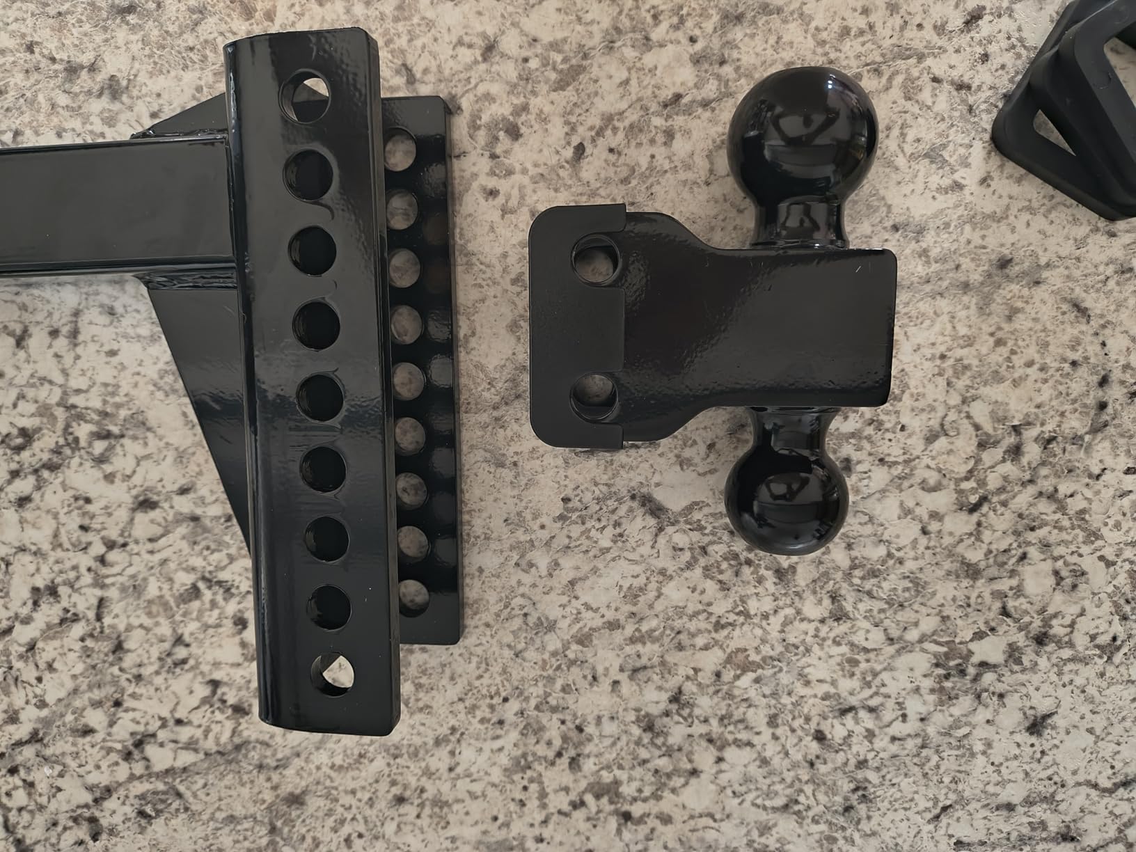 CAMMOO Adjustable Trailer Hitch, Tow Hitch Fits 2 inch Receiver, 6 inch Rise/Drop Hitch, 2