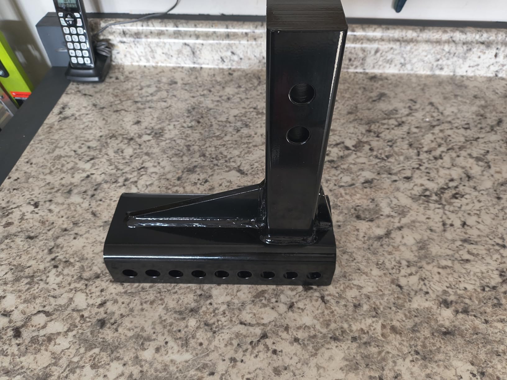 CAMMOO Adjustable Trailer Hitch, Tow Hitch Fits 2 inch Receiver, 6 inch Rise/Drop Hitch, 2
