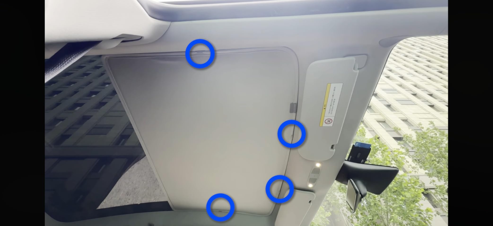 VION Tesla Model Y Roof Sunshade (2026-2025 New Model Y) - Full Blackout (No Light Transmission), Cooler Cabin, Dual-Layer Fabric with Graphene-Enhanced UV Coating customer photo 2