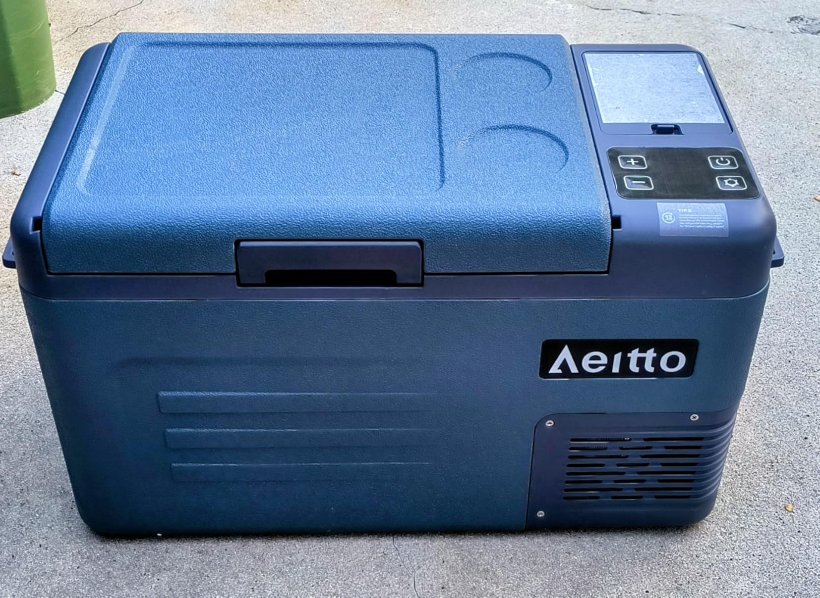 Aeitto 12 Volt Car Refrigerator 20Quart Car Fridge Freezer Electric Cooler Portable Cooler 12V Fridge RV Refrigerator -4℉-68℉ Temp Control 12/24V DC & 100-240V AC for Travel, Camping, RV, Road customer photo 2