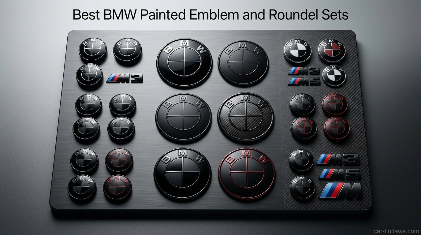 Best BMW Painted Emblem and Roundel Sets