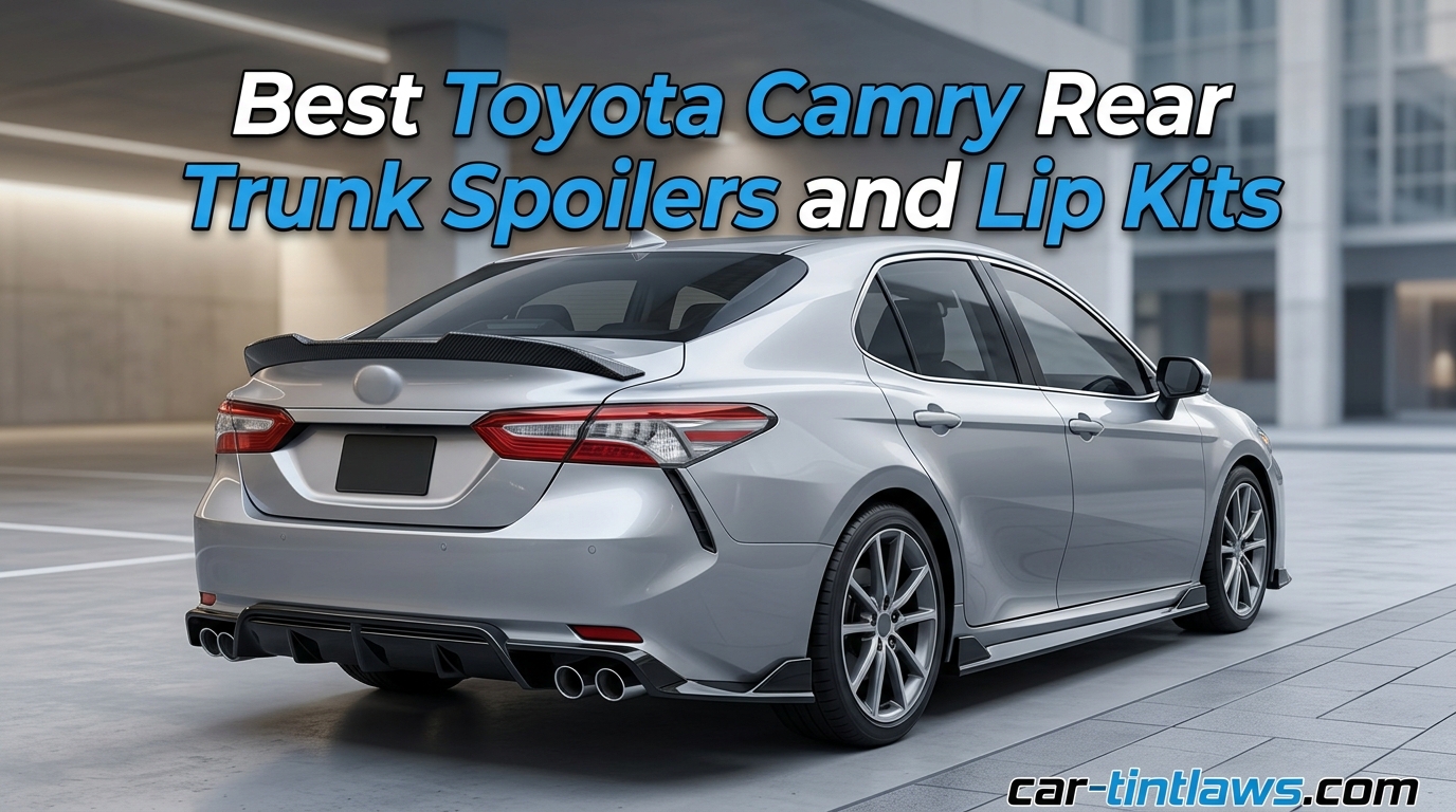 Best Toyota Camry Rear Trunk Spoilers and Lip Kits