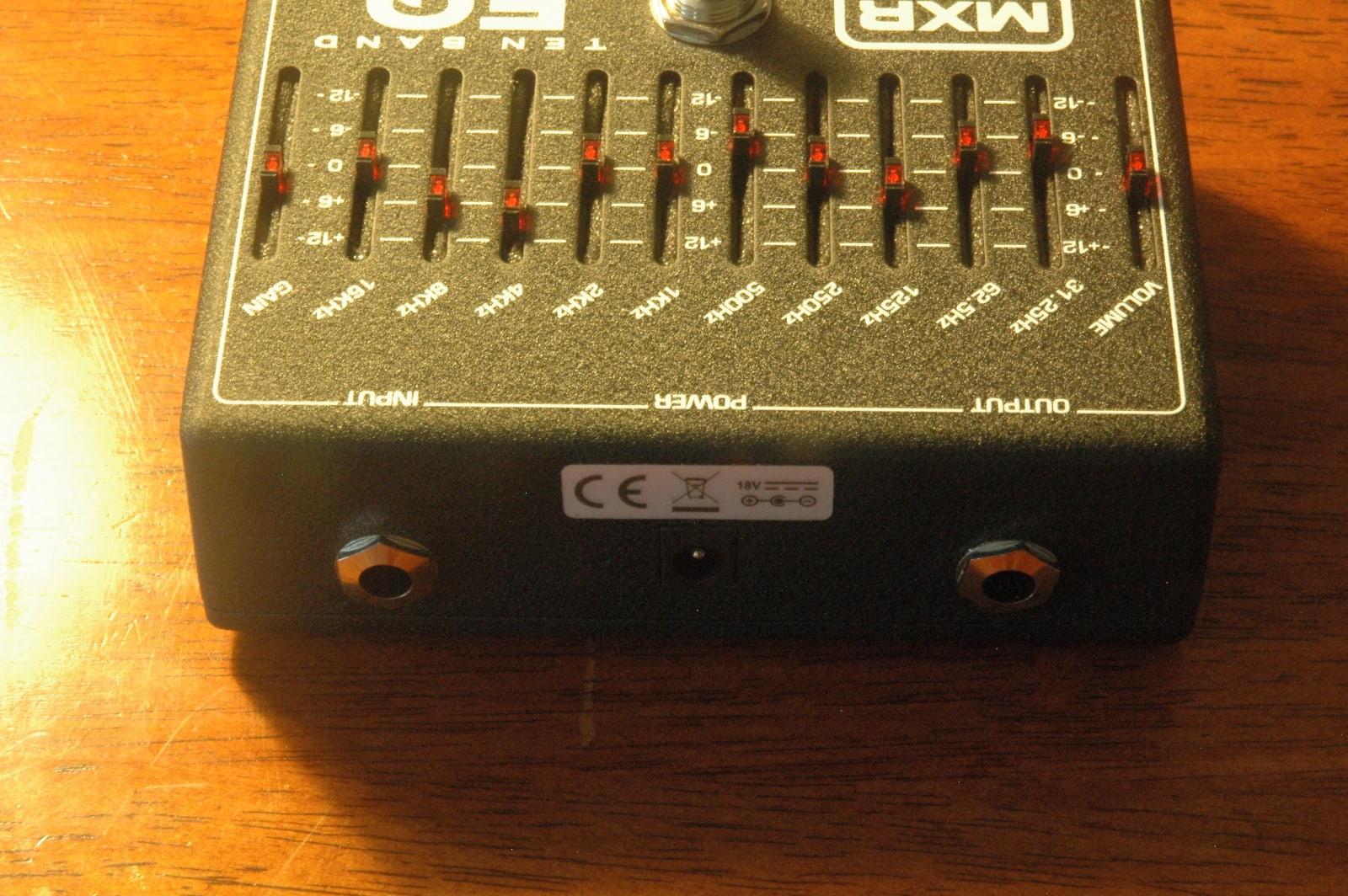MXR 10 Band Graphic EQ w/ 18V power supply customer photo 1
