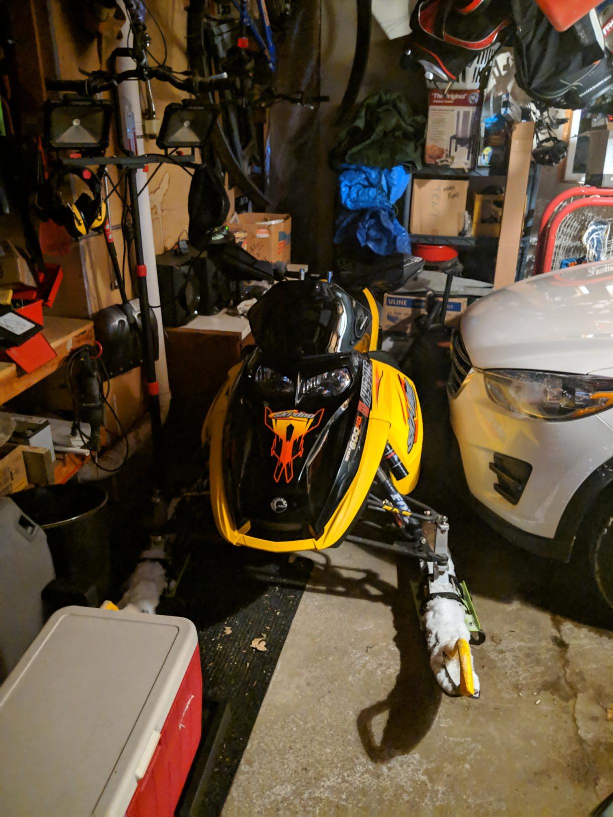 PowerMadd 13042 Cobra Windshield for Ski Doo Rev Fairing Mount - Tinted with black edge - Tall height customer photo 3