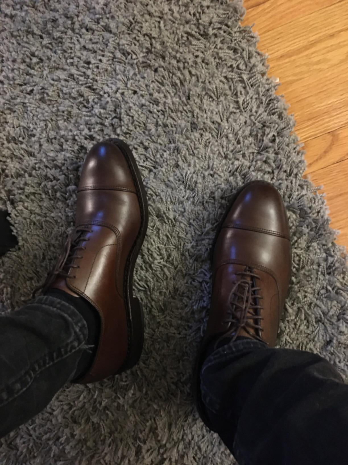 Allen Edmonds Men's Park Avenue Waterproof Cap-toe Oxford Dress Shoe customer photo 1