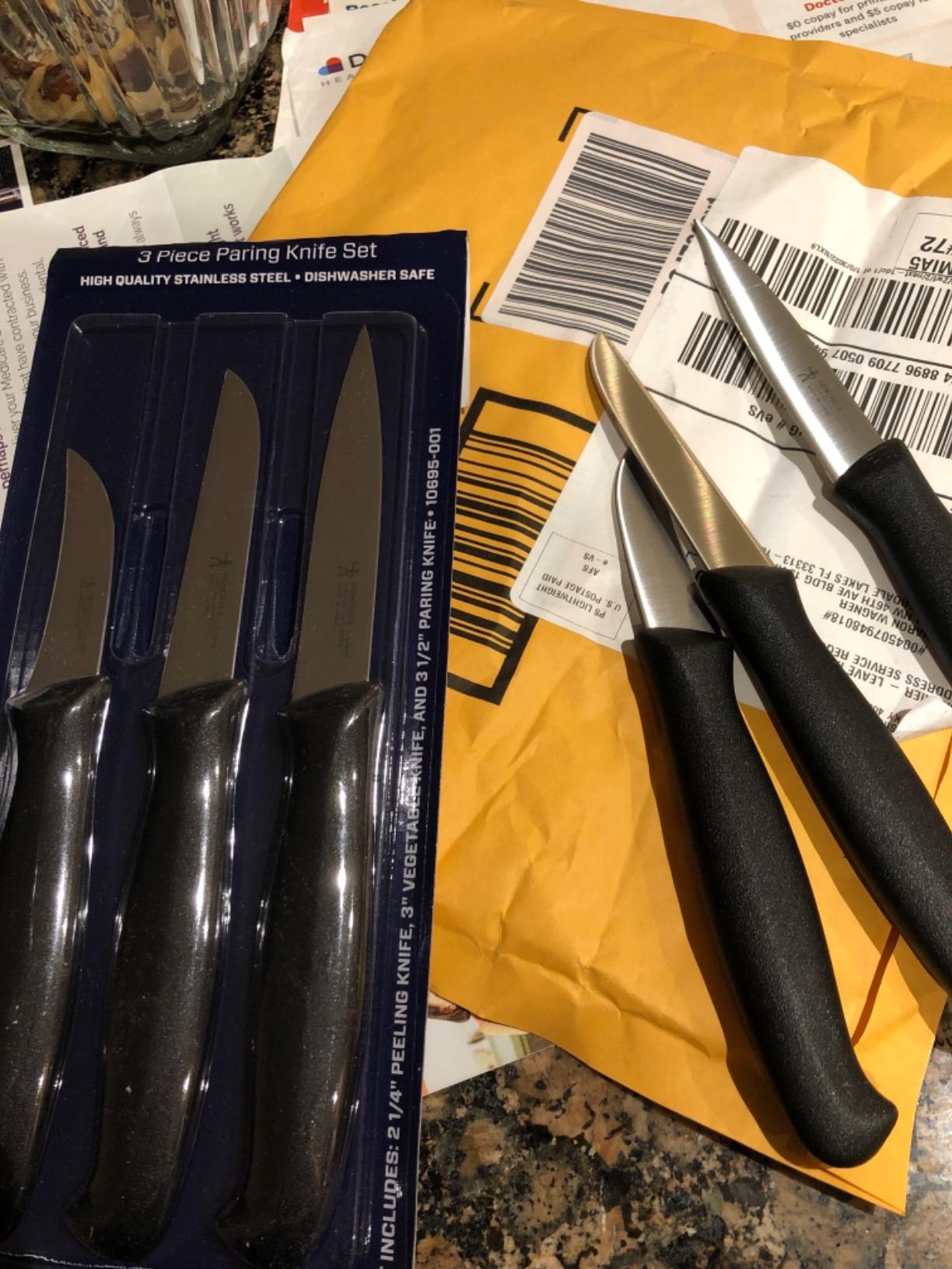 HENCKELS J.A International Accessories Paring Knife Set, 3-piece, Black customer photo 1