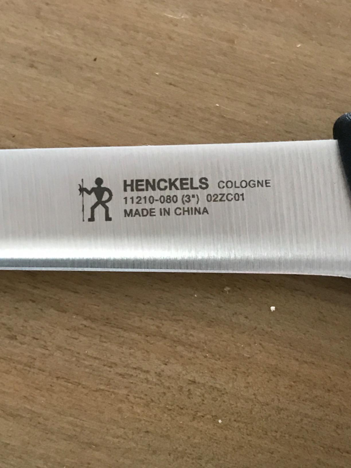 HENCKELS J.A International Accessories Paring Knife Set, 3-piece, Black customer photo 2